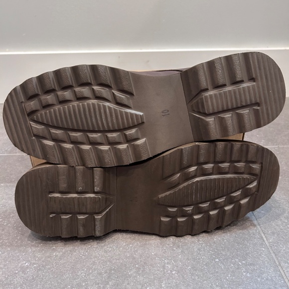 New Jousen Milan Men’s Size 10 Brown Leather Dress Shoes Work Event Fashion - Picture 7 of 7